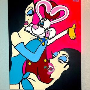 Jessica and Roger rabbit artwork